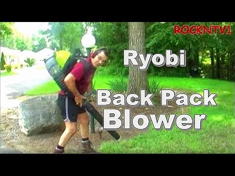 RYOBI Backpack Blower 38cc 175 mph 760 CFM Gas