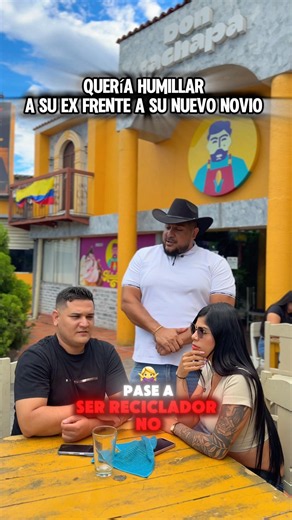 Se encontró su ex en un restaurante 👀😂 #humor #comedia #funny