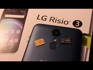 LG Risio 3 : How to Remove / Install SIM & MEMORY Card