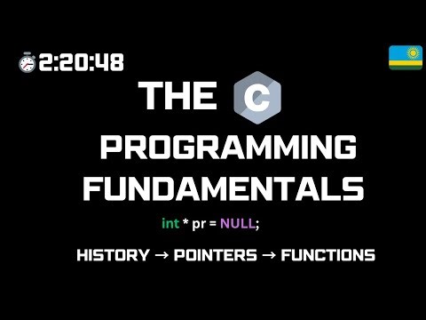 Learn C from Scratch | Data Types, Loops, Pointers & Functions | Kinyarwanda Tutorial
