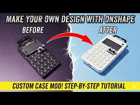 How I Made My Own Pocket Operator Case Using Onshape?