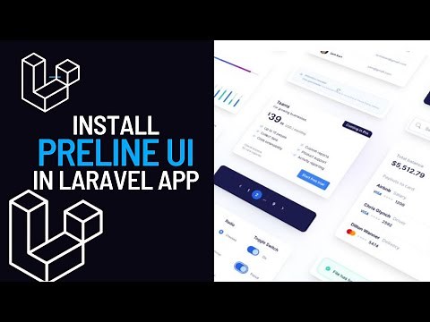 How to install and use Preline ui in Laravel Application.