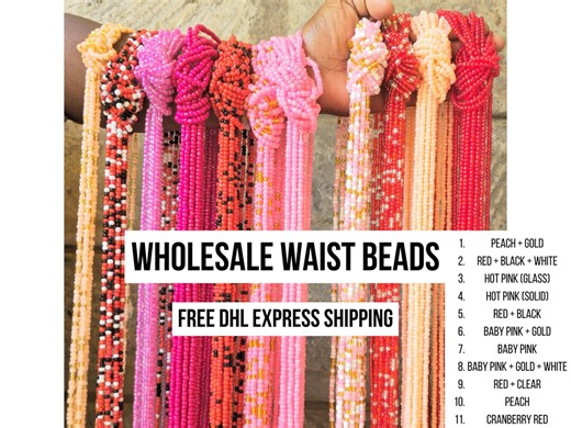 Waist Beads WHOLESALE, Waist Beads, Waist Beads Set, Waist Beads Bulk, Beaded Waist Chain, Gifts for Her, Jewelry, Waist Beads Black Owned - Etsy