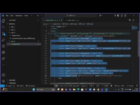 HTML Table & Form #2