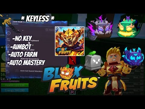 Blox Fruits Script *NO KEY* | Auto Farm, AimBot, Auto Mastery, Sea Event & More