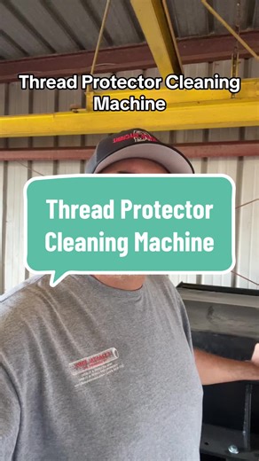 Thread Protector Cleaning Machine. 1st video of many. #partscleaner #threadprotector #cleaning