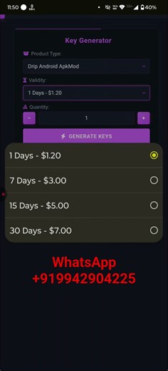 Drip Client Key Generator| Paid Reseller Dashboard| WhatsApp - +919942904225 #dripclient #paidpanel