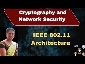 IEEE 802.11 introduction and services in Cryptography #cryptography #cse #btech #education