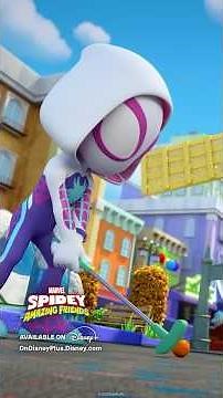 Ghost-Spider goes mini golfing ⛳🏌️
