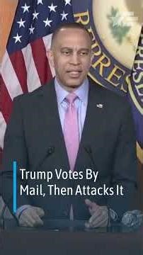 Hypocrisy Unveiled: Trump's Contradictory Stance on Vote-by-Mail