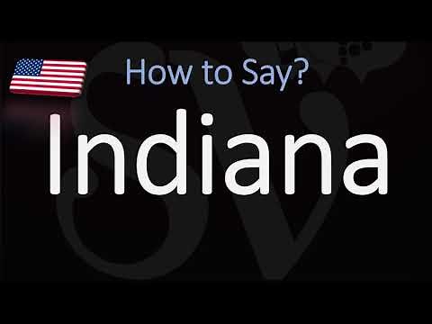 How to Pronounce Indiana? | US State Name Pronunciation