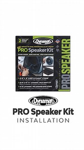 Today, we're giving you a step-by-step demonstration of how to install the NEW #Dynamat Pro Speaker Kit™ at home! 🔥 With just three easy steps, your vehicle's audio system will perform at its true clarity, quality, and complexity. The #Dynamat Pro Speaker Kit™ features three highly specialized materials to kill vibration, diffuse wind noise, and absorb back wave distortion for speakers that sing across the frequency spectrum and cut through the hustle and bustle of the road. 🔈 Say goodbye to m