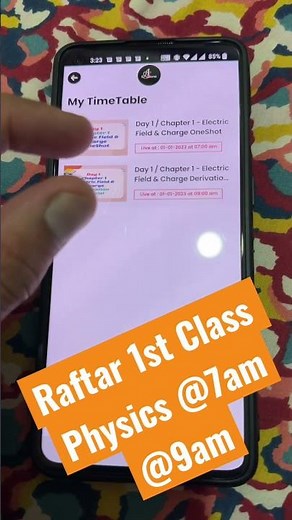Raftar Day 1 - 1 jan 2023 😊😊 How to Join Your class | ashish singh lectures pro application