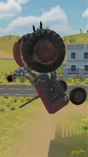 old massi trakter se katrnak stunt 😱😲 chunni main song par #sorts