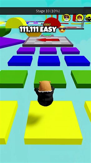 Boss Capybara plays Really Easy Obby 😎 #roblox #shorts