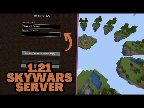 Minecraft 1.21 Skywars Server IP Address