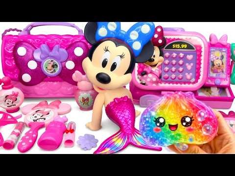 Ultimate Minnie Mouse Rainbow Slime Mermaid ASMR 🌈 Colección Sorpresa de Slime, Sirena y Piscina