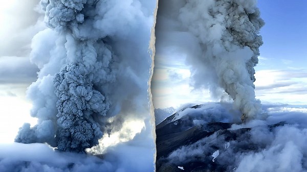 Russian volcano Krasheninnikov spews ash miles into the sky
