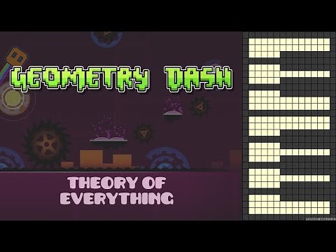 Geometry Dash - Theory Of Everything [Piano Cover]