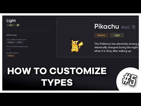 Managing Types - How To Make a Pokémon Fan Game Episode 5