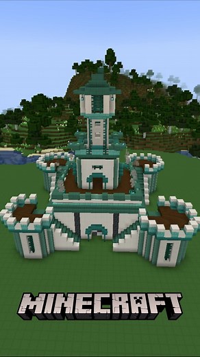 Magik Castle #minecraft#build#minecraftbuilding#minecrafttutorial#tutorial#castle#magic#fantasy#fairy#minecrafter#craft#gamer#gamergirl#game