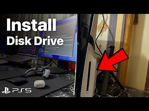 How To Attach Disk Drive On PS5 Slim & PS5 Pro | Install Disk Drive On PS5