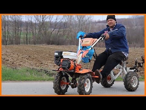 Cum transformi motosapa într-un MINI-TRACTOR cu Navigator 99 Ruris! 🚜🔥