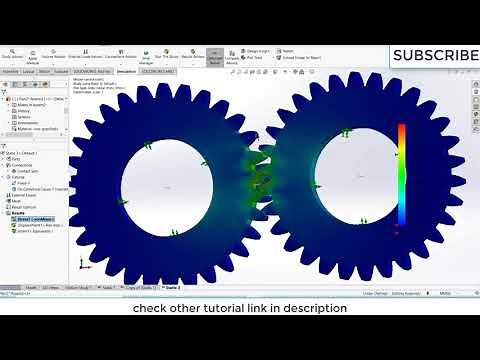 SPUR GEAR SIMULATOIN IN SOLIDWORKS EXPLAINED FOR BEGINNERS