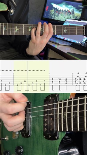 Slipknot - Dead Memories (slow-tempo guitar tutorial part 1)