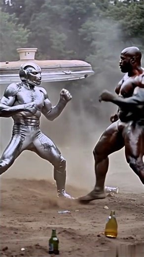 ALIEN Vs MAN in STREET FIGHT 👽