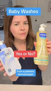 863K views · 2K reactions | #baby #babywash #hypoallergenic #mom #dermatologist #pedsderm #cleanser #momtok #yes #no #education #dermatology #babyskin | Newborn Care Tips | Facebook