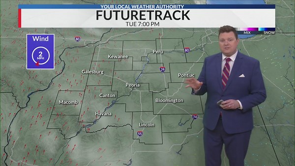 Monday 5 PM Weather Forecast