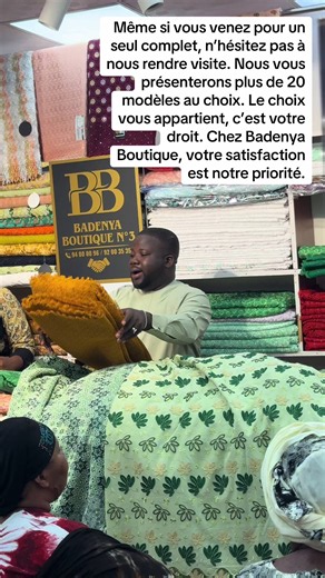 Badenya Boutique — Plus de 20 modèles de complets disponibles