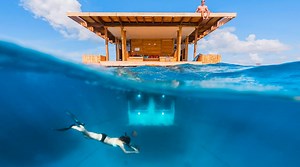 This underwater hotel gives you the ultimate ocean experience! Via Brainy | AOL