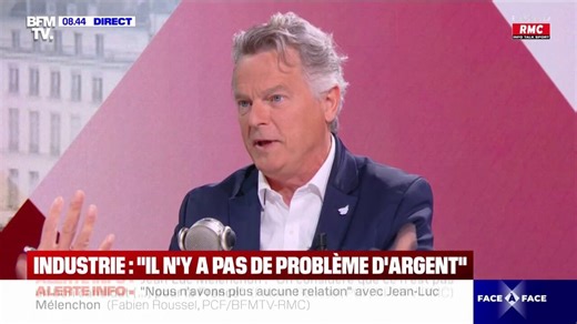 Investissements de l'UE dans l'industrie: "Il n'y pas de problème d'argent", assure Fabien Roussel (PCF)