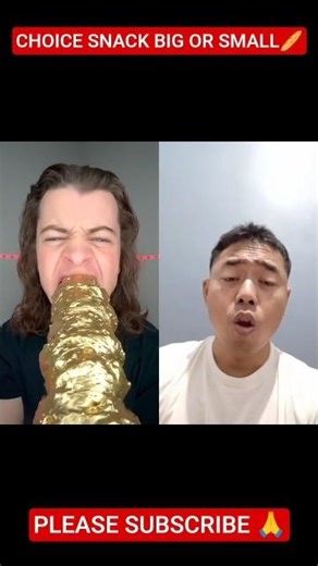 BIG OR SMALL SNACK???#funny #food #usa #usashorts