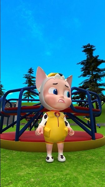 Let's play hide and seek at the park! | Rosoo - Baby Songs #kidssong #nurseryrhymes #foryou #shorts