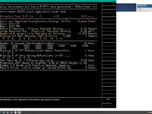 CheckCIF-B级警报PLAT230处理案例1