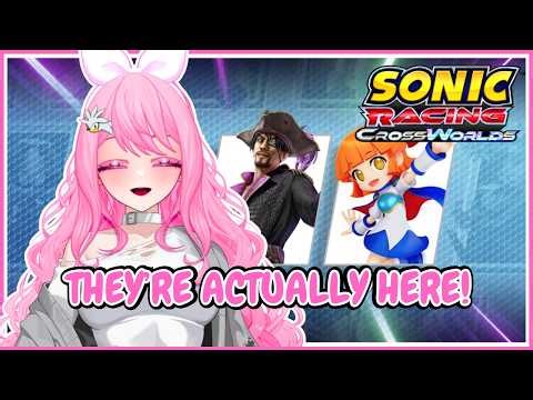 THEY'RE ACTUALLY COMING TO SONIC RACING: CROSSWORLDS!! | Miia Reacts