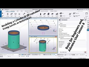Oil Tank Container In Tekla Structure