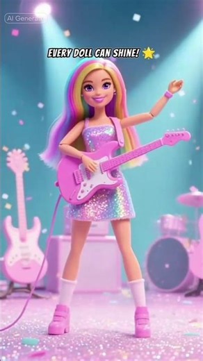 BARBIE DOLL GIRL 😻 #cartoon #barbiegirl #cartoon #babygirl