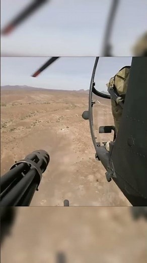 AH-6 Minigun Strike – Insane Close Combat Footage #shorts #military