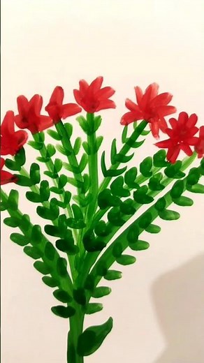 Easy to draw bunches of flowers step by step to guide you kids in an easy way/easy trick to draw 💐