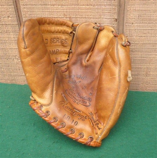 Vintage Rawlings Baseball Glove-lew Burdette Autograph Model LB10 - Etsy