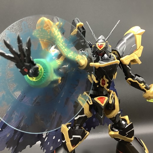 【レビュー】Figure-rise Standard Amplified アルファモンを組み立てました