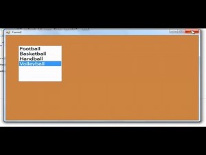 Visual Basic.net: Populate ListBox control from database