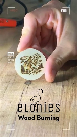 🏔️🌲 Wood Burning Art | The Silence of the Mountains #woodburning #pyrography #mountainart #natureart