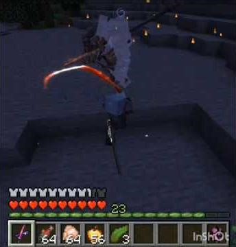#minecraft aobing vs nightfall invade first boss fight #epic fight nightfall 3.0