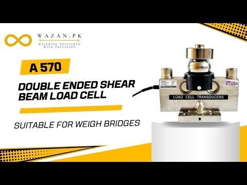 A 570 double ended shear beam load cell
