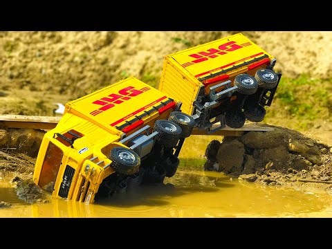 RC Bruder VAN and Trucks Crash in the Bruder World!